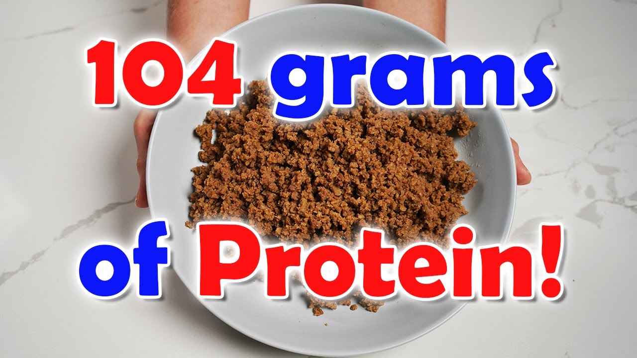 High Protein Vegan Ground: 104 Grams of Protein!