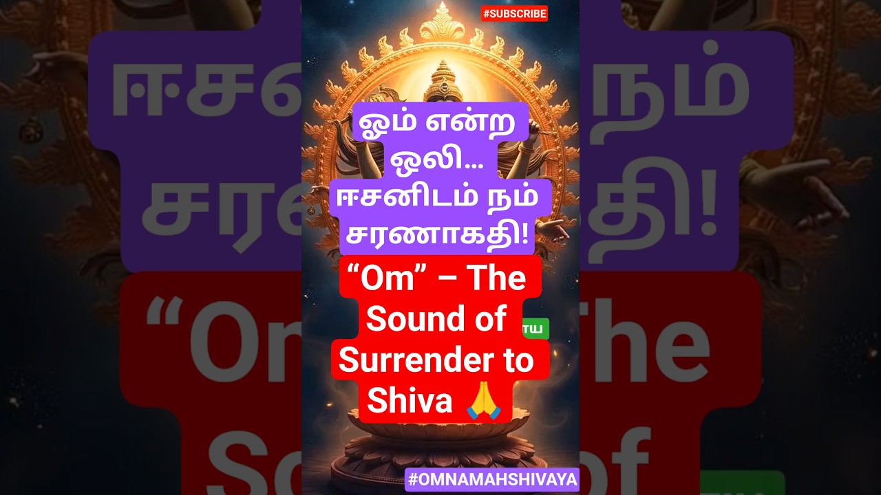 🕉️🔱Om Chanting🙏ஈசனிடம் சரணாகதி தரும் மந்திரம்! |#OmNamahShivaya #shiv #mantra #om #shivamantra #life