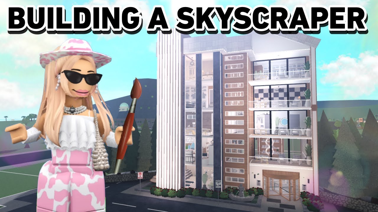 Building SKYSCRAPER APARTMENTS for my Bloxburg city