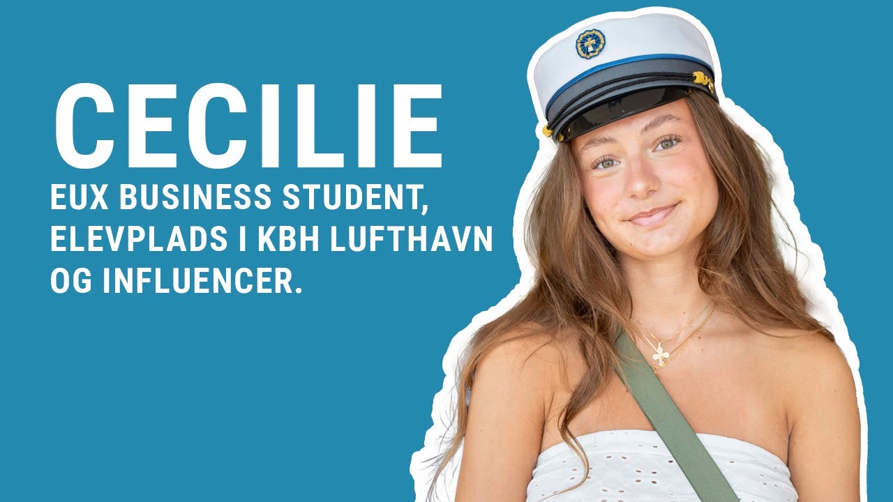 Cecilie er influencer og har elevplads i Københavns Lufthavn