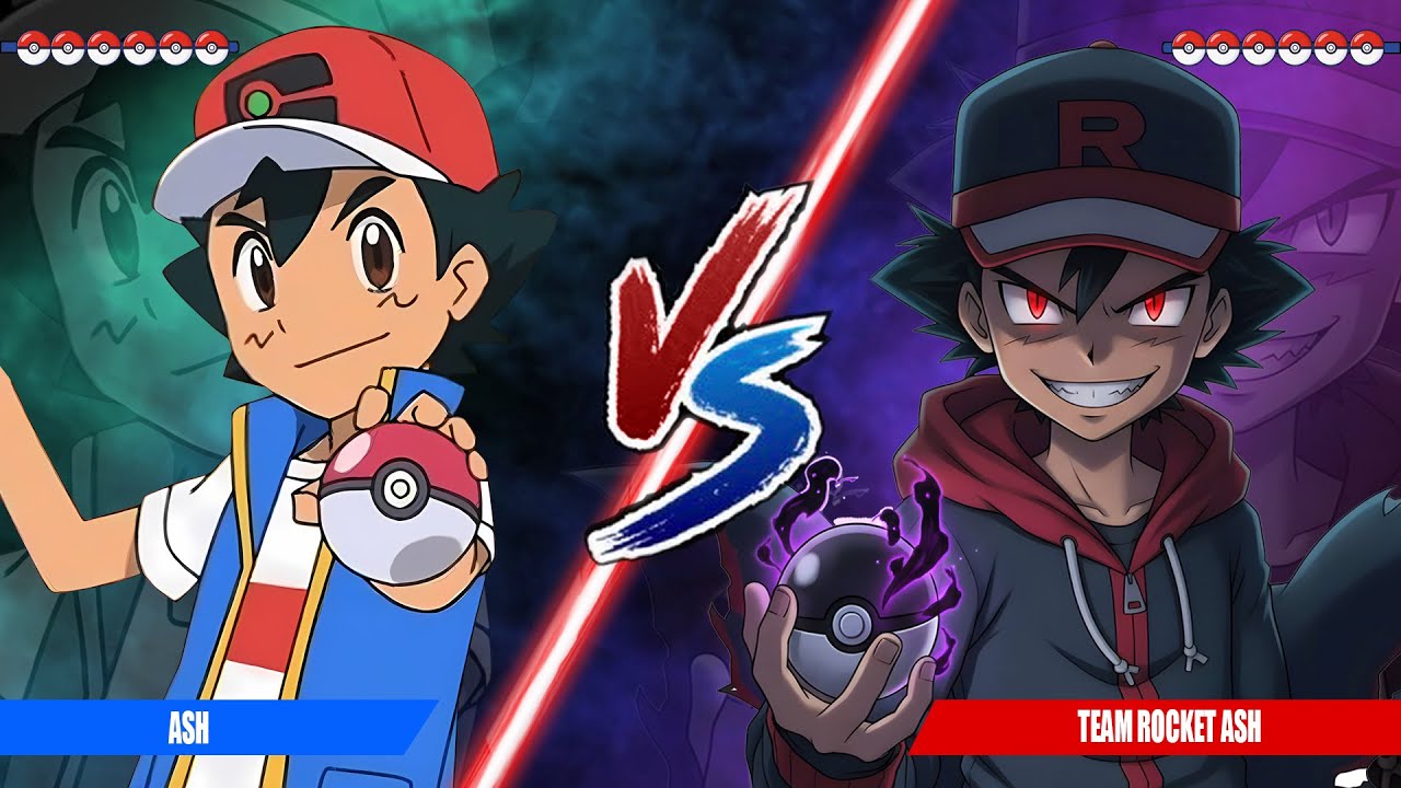 Pokémon Battle Multiverse: Эш против команды «Ракета» Эш