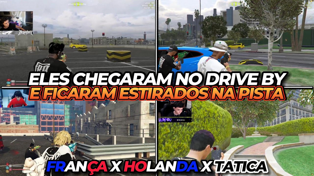 ELES CHEGARAM NO DRIVE BY E FICARAM ESTIRADOS NA PISTA