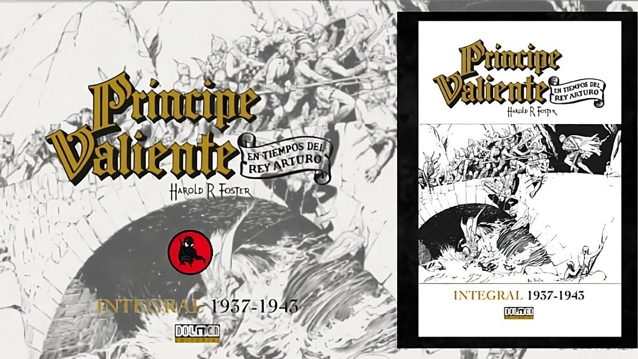 PRIMER VISTAZO A PRÍNCIPE VALIENTE INTEGRAL 1937-1943. EDICIÓN BLANCO Y NEGRO DE DOLMEN.