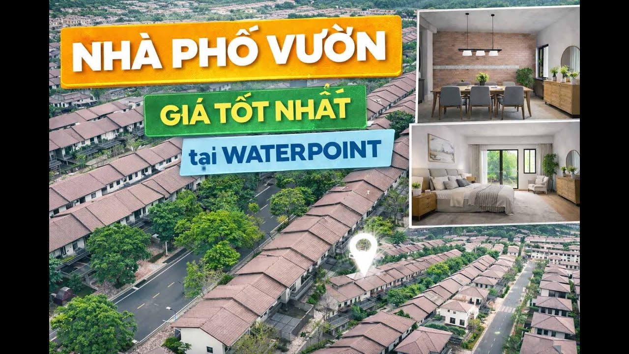 4,1 tỷ - Nhà phố vườn giá tốt nhất tại Waterpoint không thể bỏ lỡ #waterpoint #namlong #bds