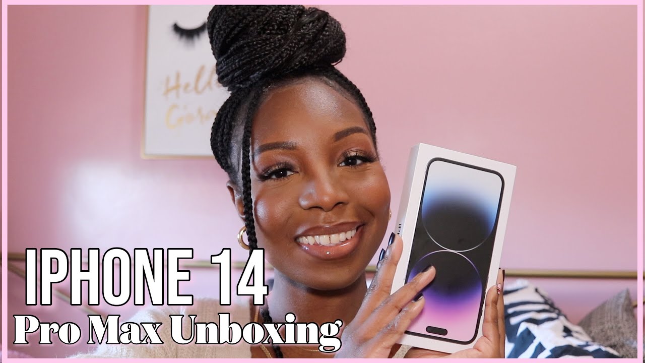 IPHONE 14 PRO MAX UNBOXING + SET UP / TESTING CAMERA QUALITY & DYNAMIC ISLAND/ THE STUSH LIFE