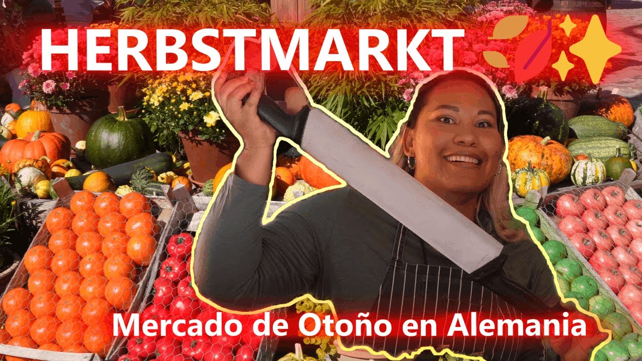 ✨ Herbstmarkt en Dresde 2025  El Mercado de Otoño más bonito de Alemania 🍂🌻