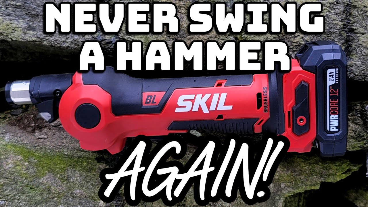 SKIL's NEW AUTO HAMMER, NEVER SWING A HAMMER AGAIN!