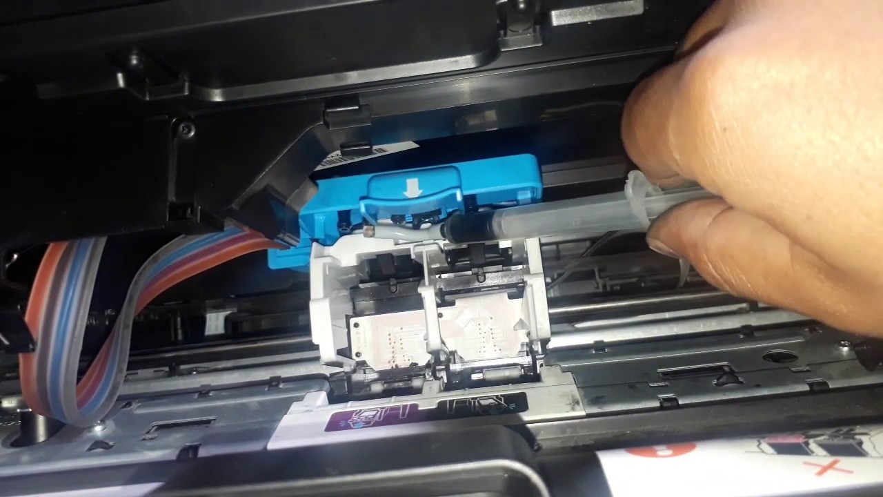 🤕Quitar el aire de las mangueras Impresora HP Desjet GT5810
