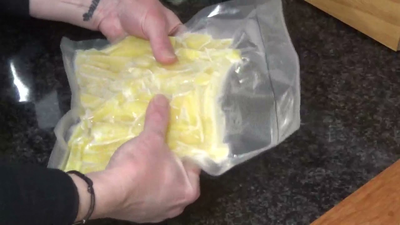 Patatas caseras congeladas 🍟Un truco para que os queden como las compradas! En freidora de aire 🌾