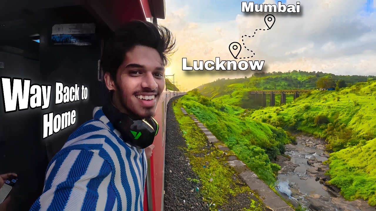 Lucknow to Mumbai – Solo Train Journey Through Mountains & Hills | Adventure 