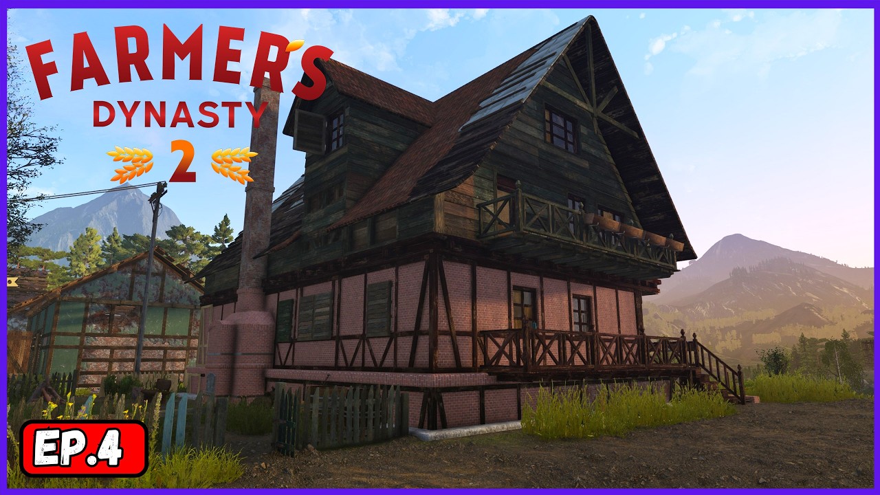 Новые кирпичи и доски выглядят отлично | Геймплей Farmers Dynasty 2 | Эпизод 4