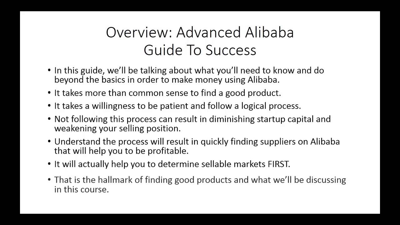 Vinster Course - Advanced Alibaba Guide To Success