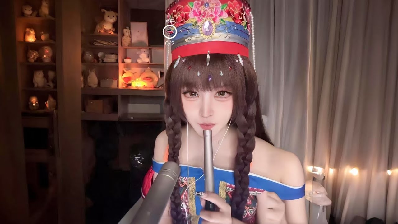 【chinese girl ASMR 】口腔音 道具助眠 敲击音 各种触发音