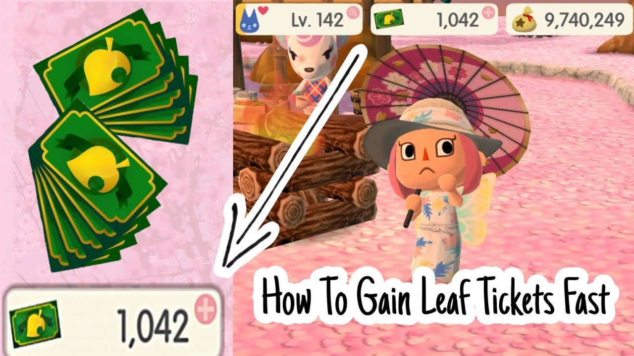 Get Leaf Tickets Fast (1,000 Leaf Tickets) | Animal Crossing Pocket Camp