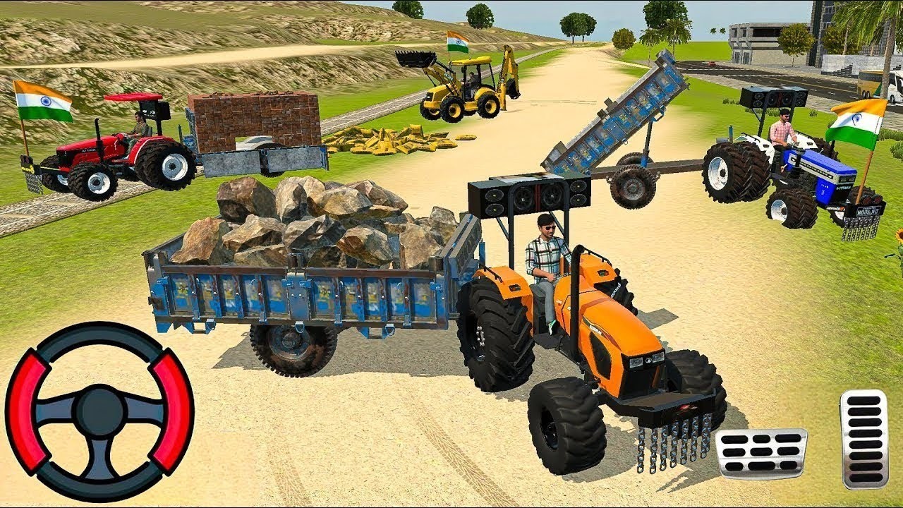 🔴Drive JCB and Uploading 🛻🏗️Stone From Dumper 🛻Truck in Game #truck #jcb #tractor #dumper #games 