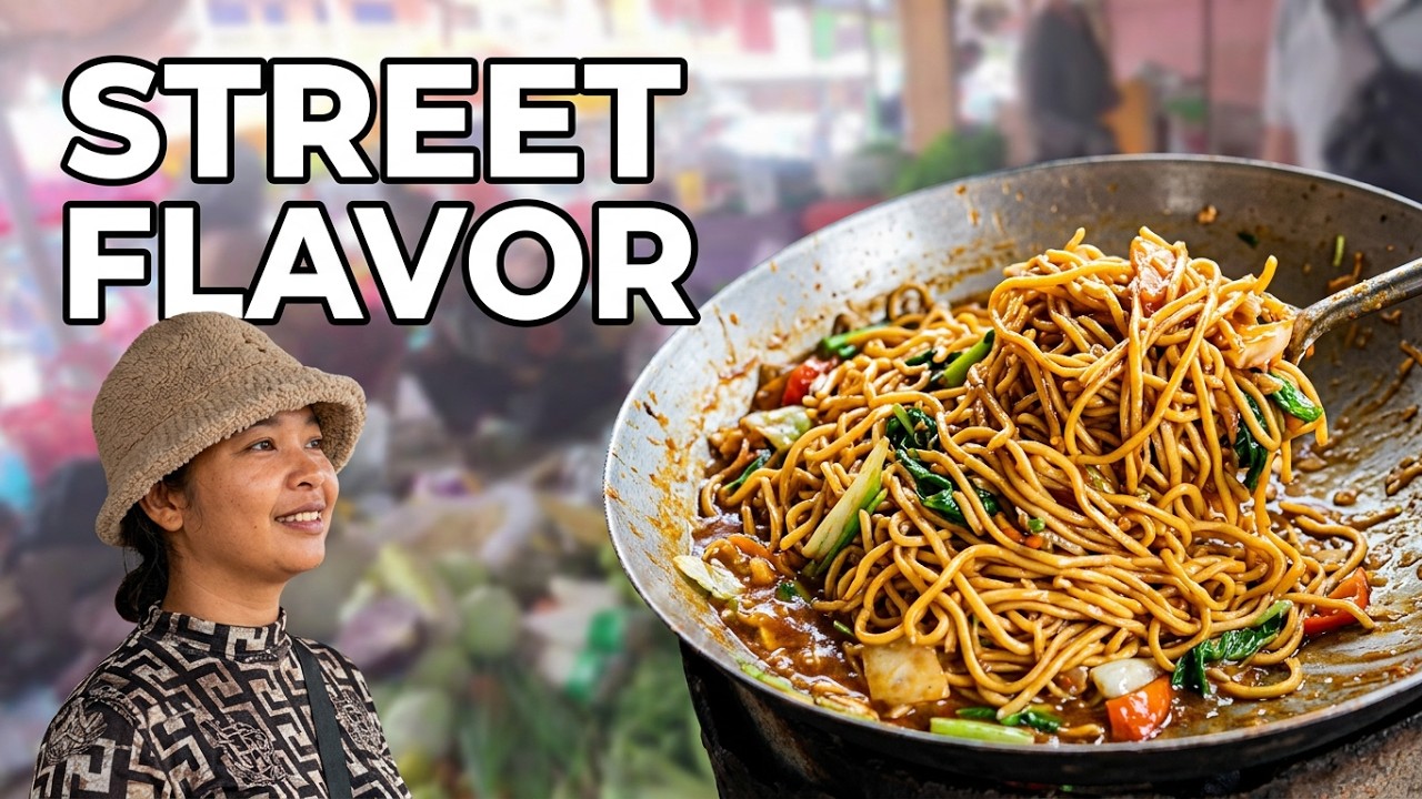 Walking Through Flavor Town - Discovering Street Food Culture in Traditional Markets - Food Tour 4K