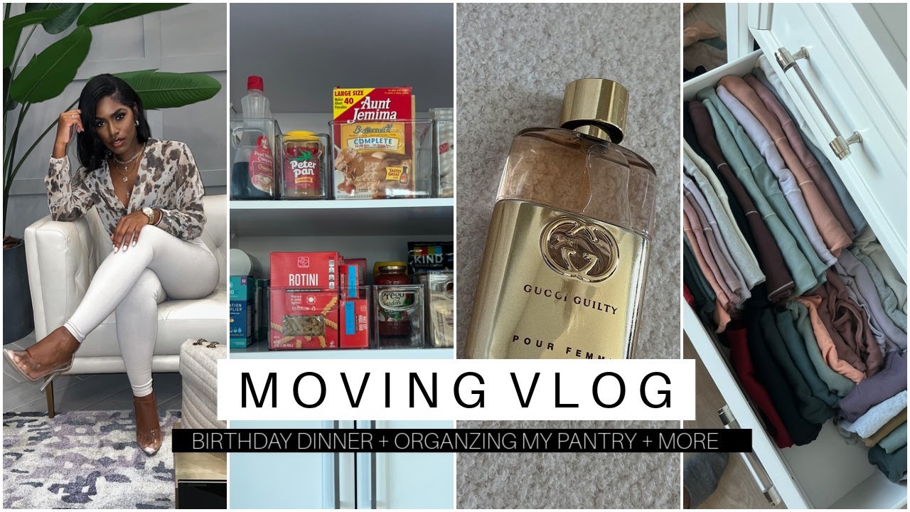 MOVING VLOG PT 5: LAST ONE | BIRTHDAY DINNER + I HATE MY HAIR +  BEDROOM UPDATES + MORE | iDESIGN8