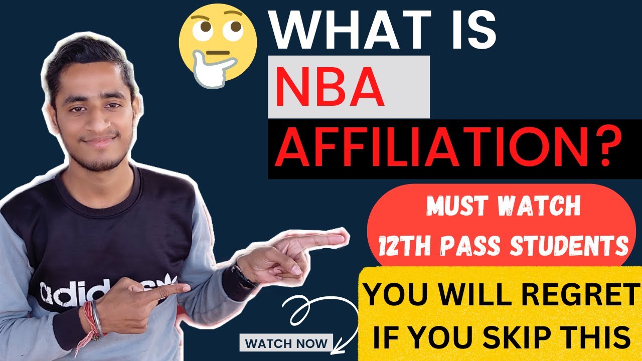 What is NBA? || Benefits of NBA Accredited Colleges || NBA Accreditation B.tech, B.pharm MCA