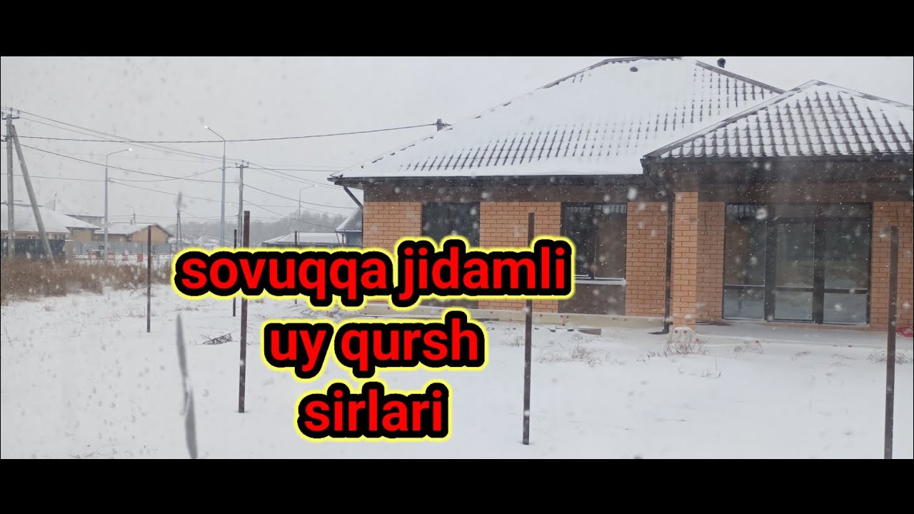 #Qishda isiq yozda sovuq uy qurish siri ochildi #MirMaster UZ
