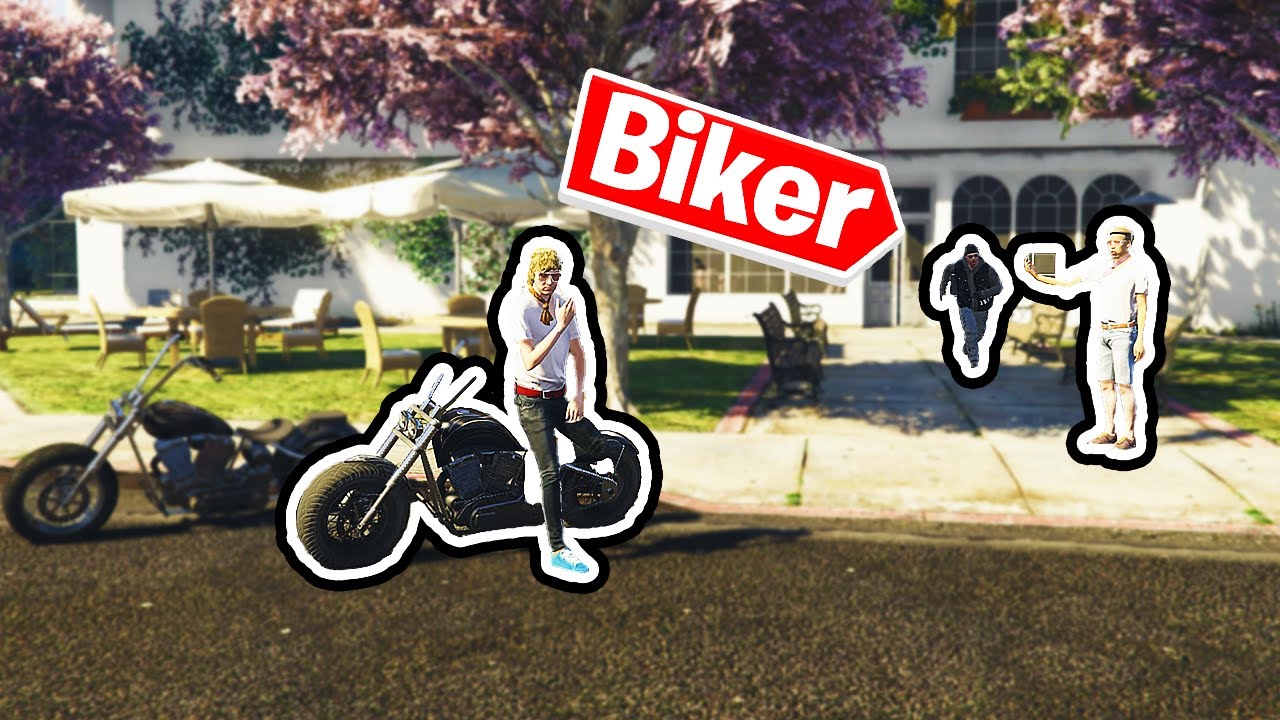 George blir angrepet av to bikere 🛵 Project NXT GTA 5 Rollespill