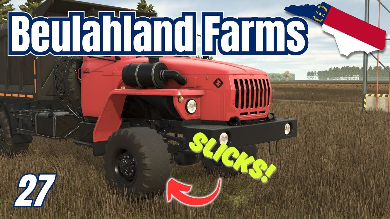 Bald Tires and a Refrigerated Storage Solution - Beulahland Farms, NC - Ep27 - Farming Simulator 25