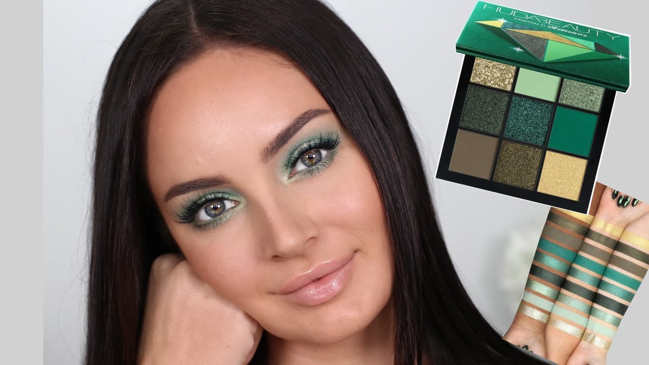 Huda Beauty Emerald Obsessions Palette Tutorial! \\ Chloe Morello