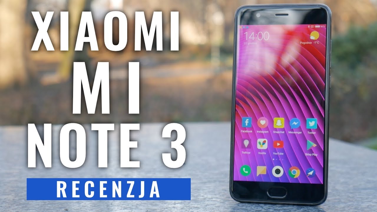 Xiaomi Mi Note 3 - recenzja, test, opinia PL