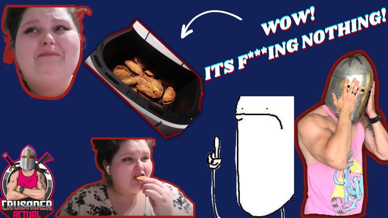 Amberlynn Fails at Using an Air Fryer for 40 Minutes Straight || Weight Gain! (No Surprise)