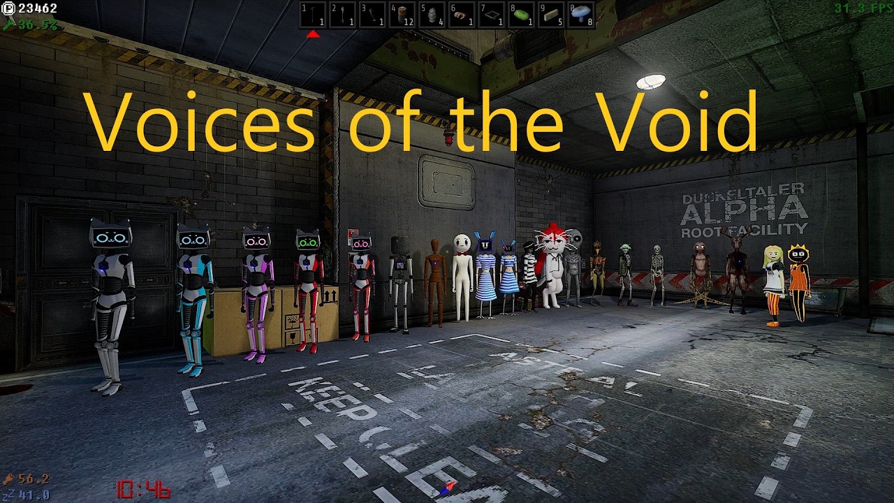 Voices of the Void 0.9.0 БИТВА ПСОВ ПРОТИВ КАБАНОВ, КРАФТ  КЕРФУСОВ С РАЗНЫМИ СКИНАМИ.