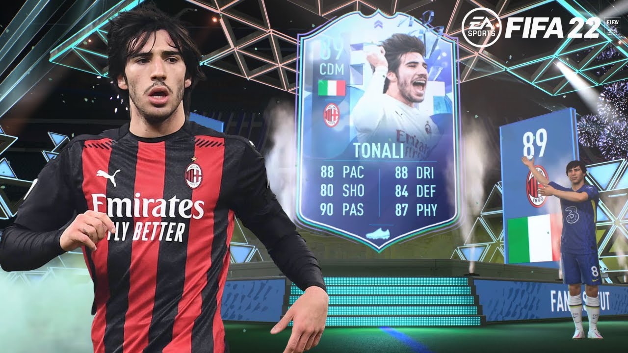 89 FANTASY FUT SANDRO TONALI SBC Walkout Animation | FIFA 22 Ultimate Team #fifa22 #fifa #fut