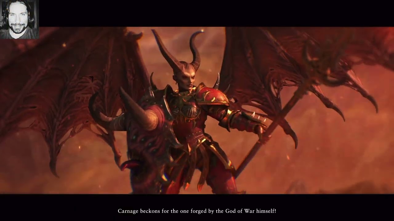 Valkia the Bloody Opening Cinematic for the Realms of Chaos Total War Warhammer 3