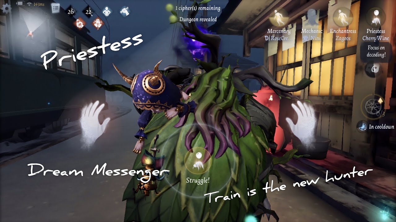 Identity V | Priestess “Dream Messenger” | SOMEBODY STOP THAT TRAIN