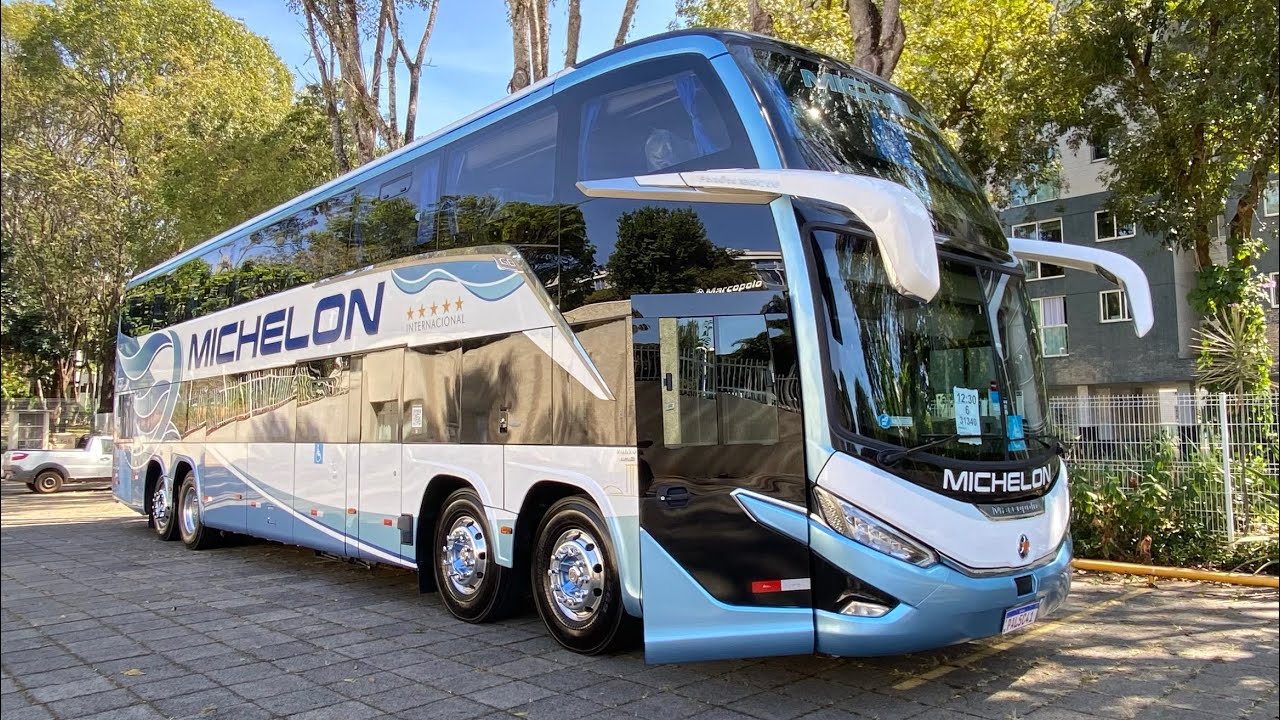 Novo G8, Volvo B510R da Michelon Turismo, completíssimo!