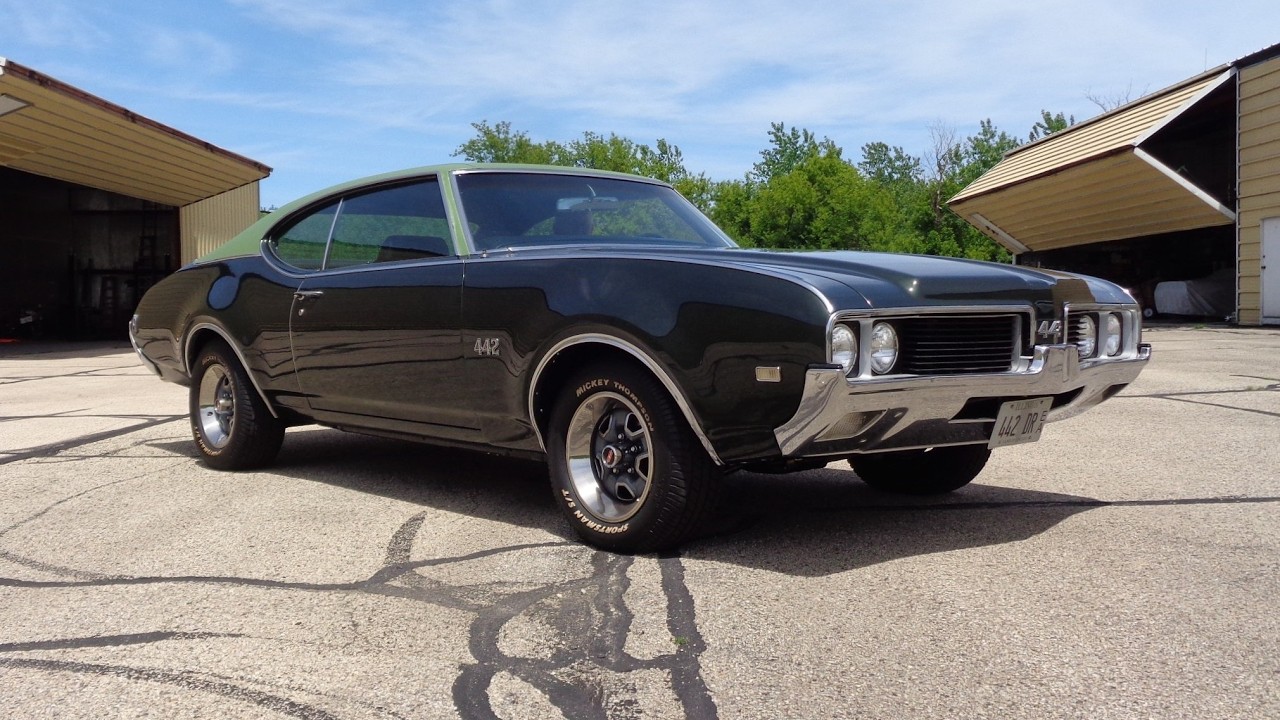 Original Owner ! 1969 Oldsmobile Olds 442 in Green & Ride on My Car Story with Lou Costabile