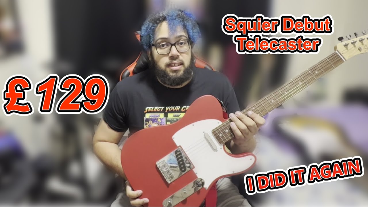 I bought the Cheapest Fender Tele on Amazon - Squier Debut Series -  SOUND TEST - OPINION