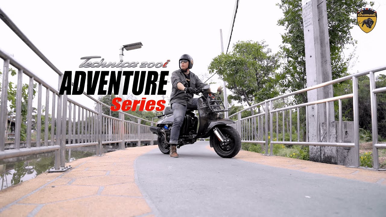 รีวิว Scomadi Technica 200i Adventure Series สกู๊ตเตอร์คลาสสิกสไตล์อังกฤษ เท่ดุดัน ฉบับสายลุย!