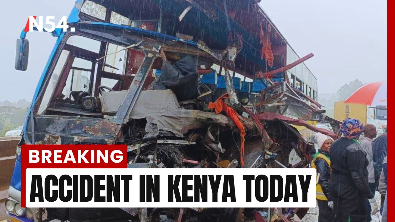 Accident In Kenya today: Eldoret Express Bus Collides with Fuel Tanker in Kikuyu – News54