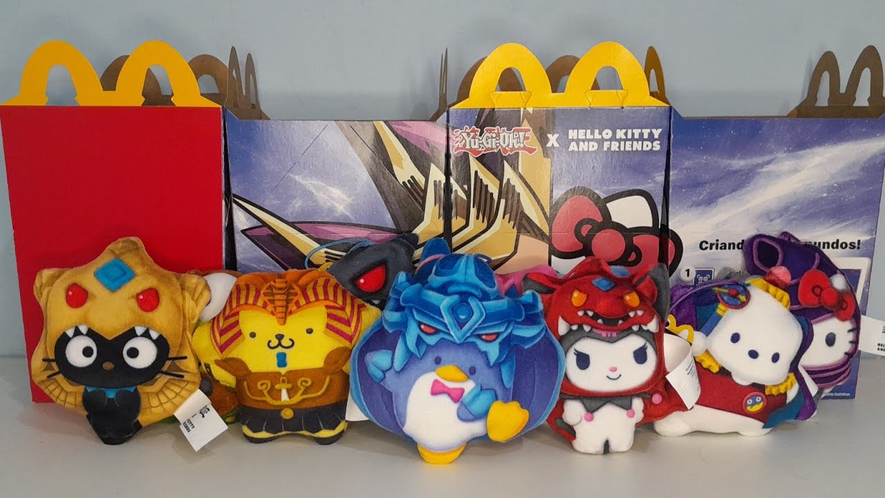 Hello Kitty e Yu-Gi-Oh Mclanche Feliz Agosto 2024