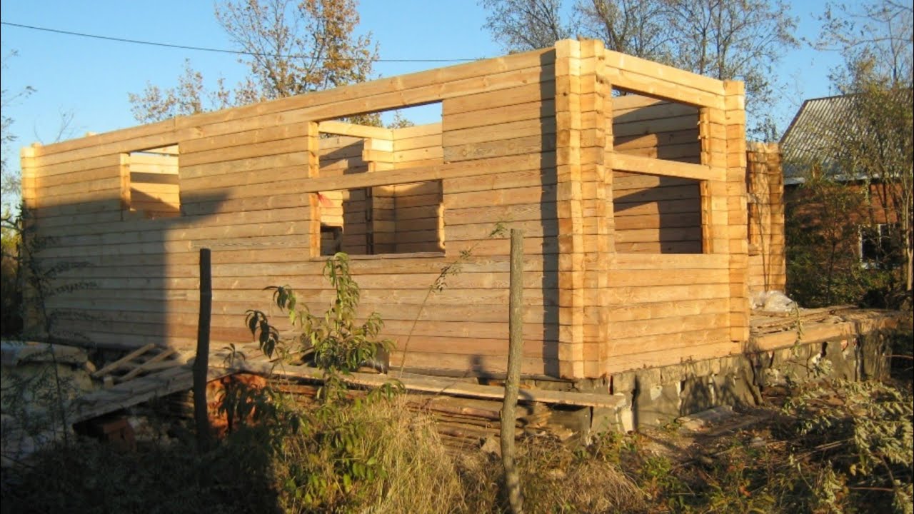 ДОМ ИЗ БРУСА СВОИМИ РУКАМИ БЕЗ ОПЫТА (ПОДРОБНЫЙ РАЗБОР) DIY House made of timber with Your own hands