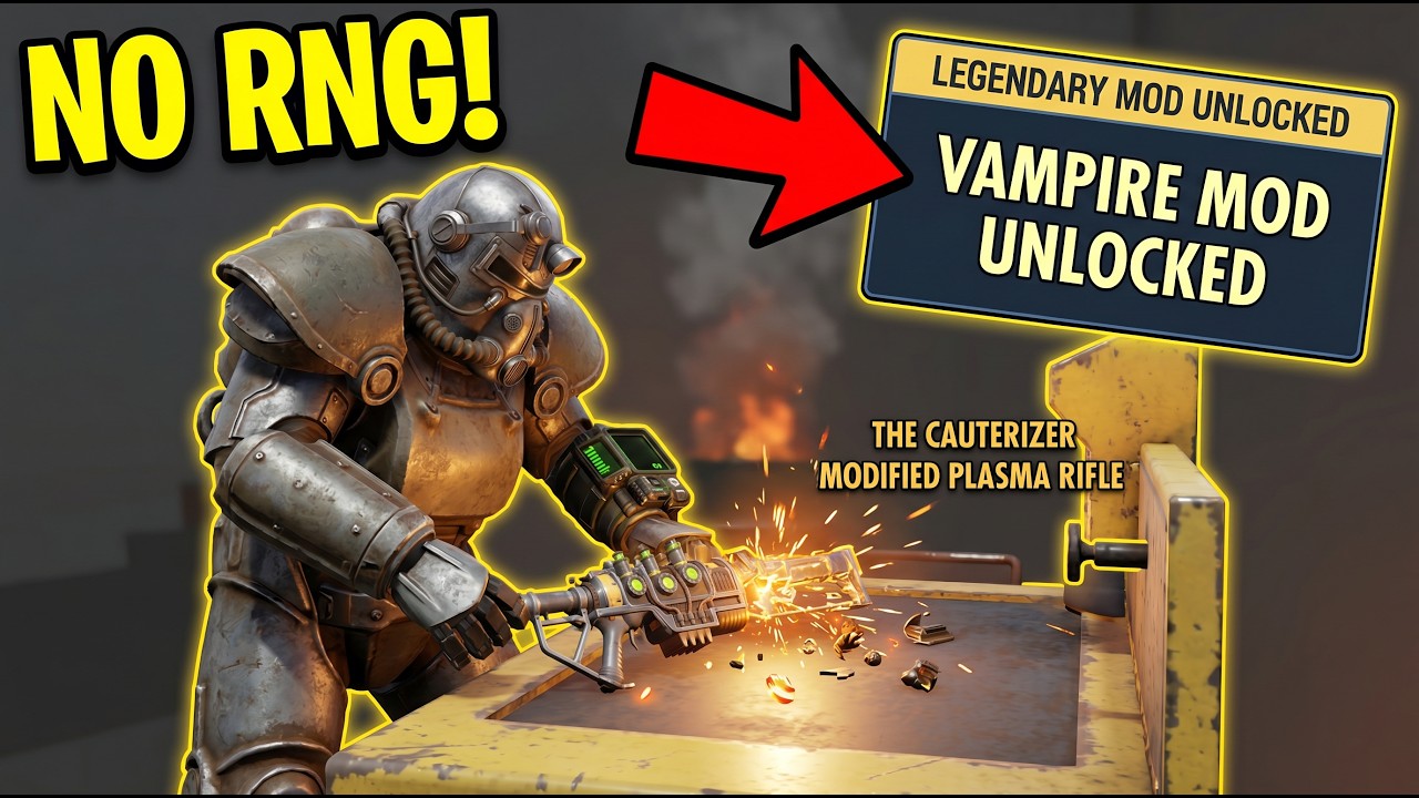 Секретный трюк для быстрой разблокировки легендарных модификаций в Fallout 76.