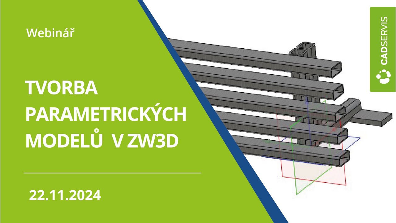 webinář: Tvorba paramatrických modelů v ZW3D | záznam