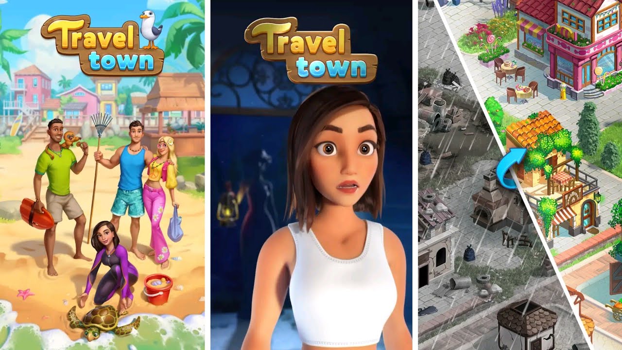 Travel Town - Merge Adventure - Gameplay (by Magmatic Games LTD)