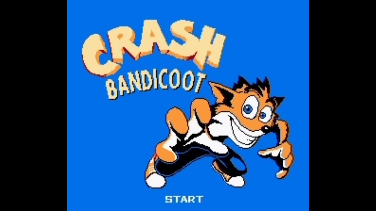 Crash Bandicoot (Nice Code Software) (Unl) - Nes demo gameplay