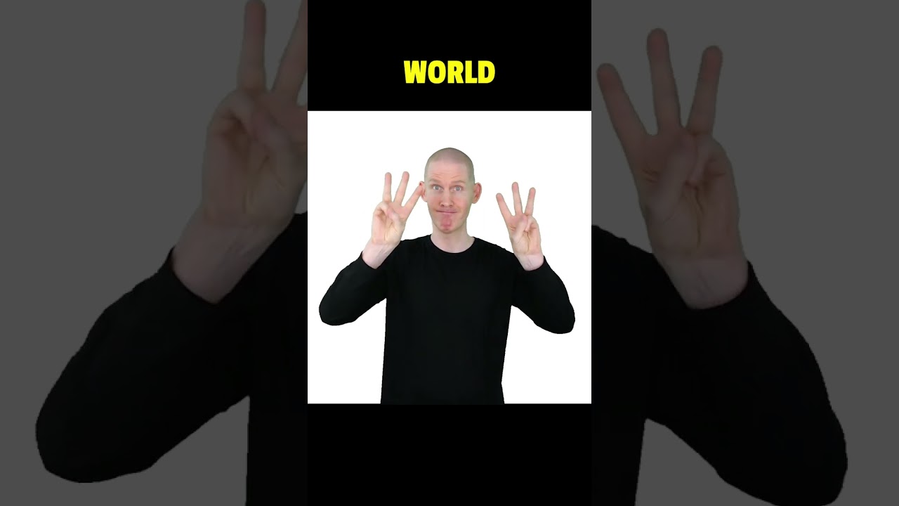 ASL How To Sign WORLD | American Sign Language