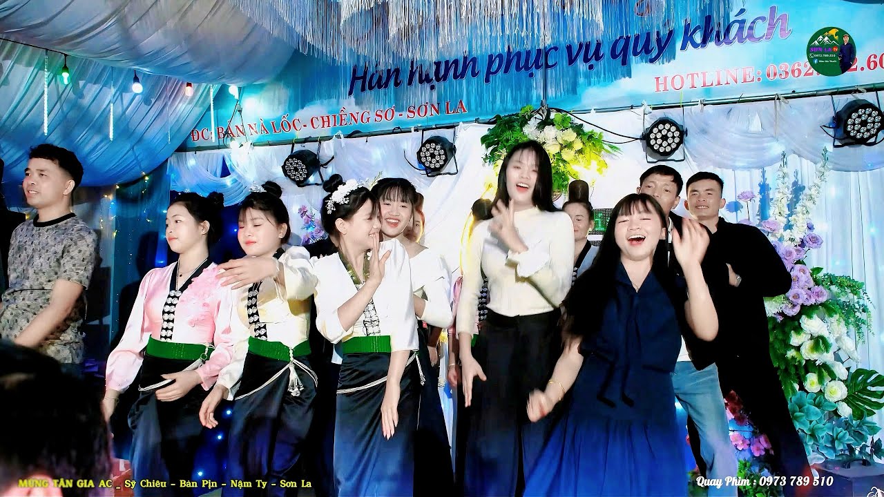 NHẠC CỰC BỐC ANH CHỊ EM NHẢY MỪNG TÂN GIA AC _ SỸ CHIÊU - Bản Pịn - Nậm Ty - Sơn La ll SƠN LA tv
