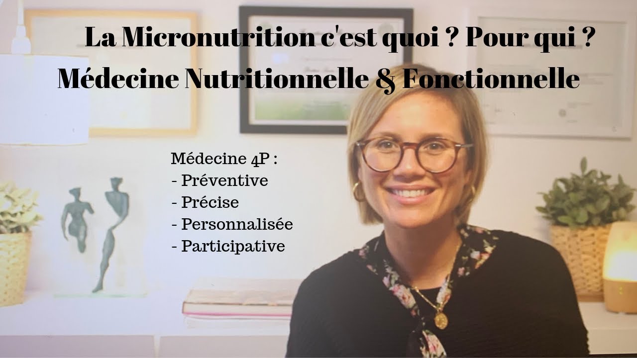 LA MICRONUTRITION C'EST QUOI ?