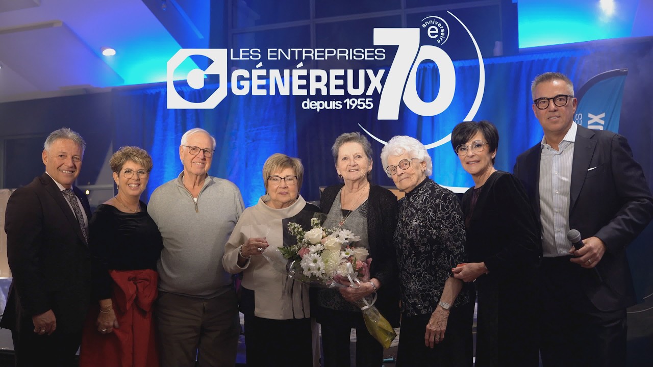 Les Entreprises Généreux célèbrent 70 ans | Damien Robitaille en prestation