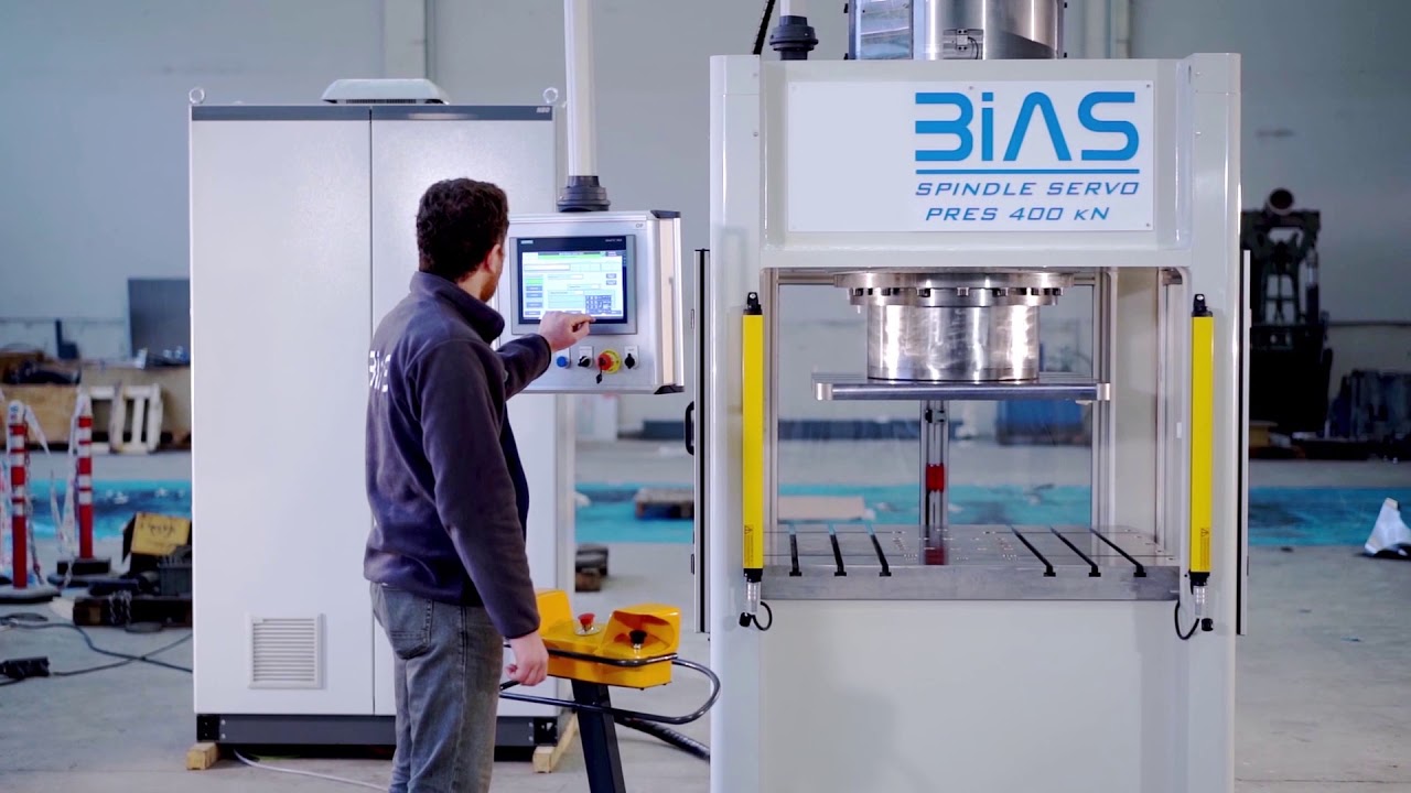 Bias Servo Spindle Press, white good sector, automotive sector, press technology, press machinery