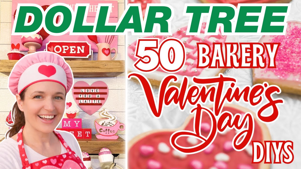 ❤️ SWEET! 50 Valentine’s Day Dollar Tree DIYs 💗 Cupid's Bakery
