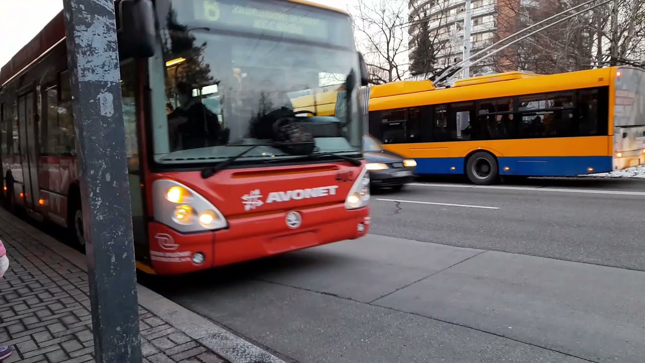 Sestřih dohromady 5 trolejbusů (2 díl) v zastávce Slunečná + jízda linkou 10 na Budovatelskou...